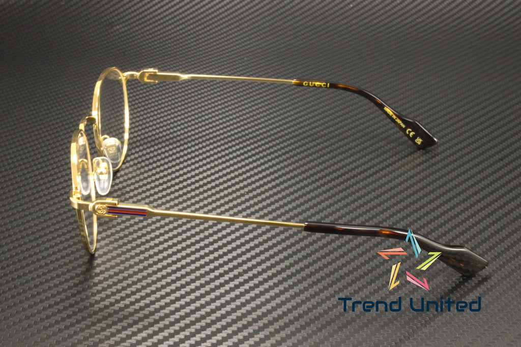 Panthos Men's Metal Demo GG1222O Gold mm Round GUCCI Oval Lens Eyeglasses 48 002