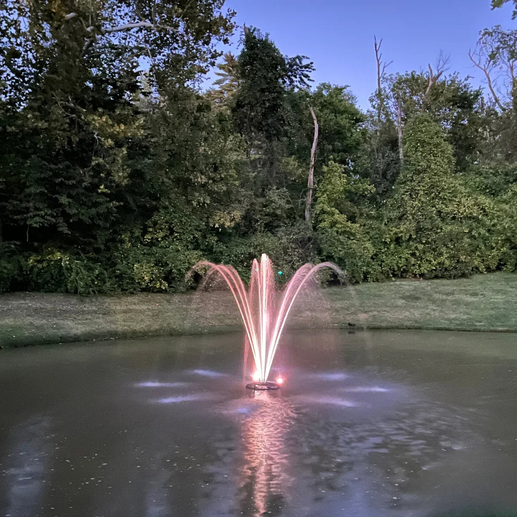 Lights 11 for HALF foot 1.5 PONDS Patterns | White Aeration Ponds AQF125003X3W-100 | Fountain HP Cord 100 | | Floating | Surface OFF