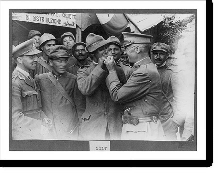A Historic 21-7/8" Print, light x Italian friendly on Front: [The 17-7/8" Grappa], Framed