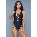 '- Black Womens Small Swimsuit, 1977 Amaya BeWicked