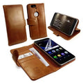 Wallet Screen Vintage Protector Free - Cover 6P Huawei Nexus for C1-89 Case Leather Brown