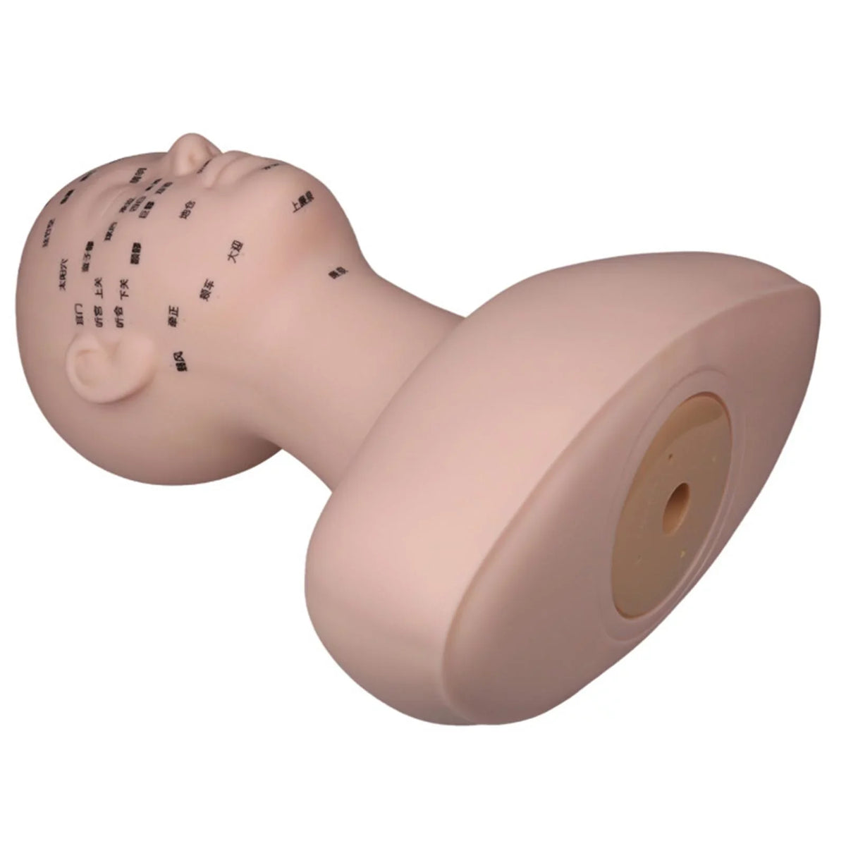 Permanent Shoulder Training Soft Beginners Professional Multifunction Mannequin Black Model Artists Head with Massage Practice Makeup for Reusable
