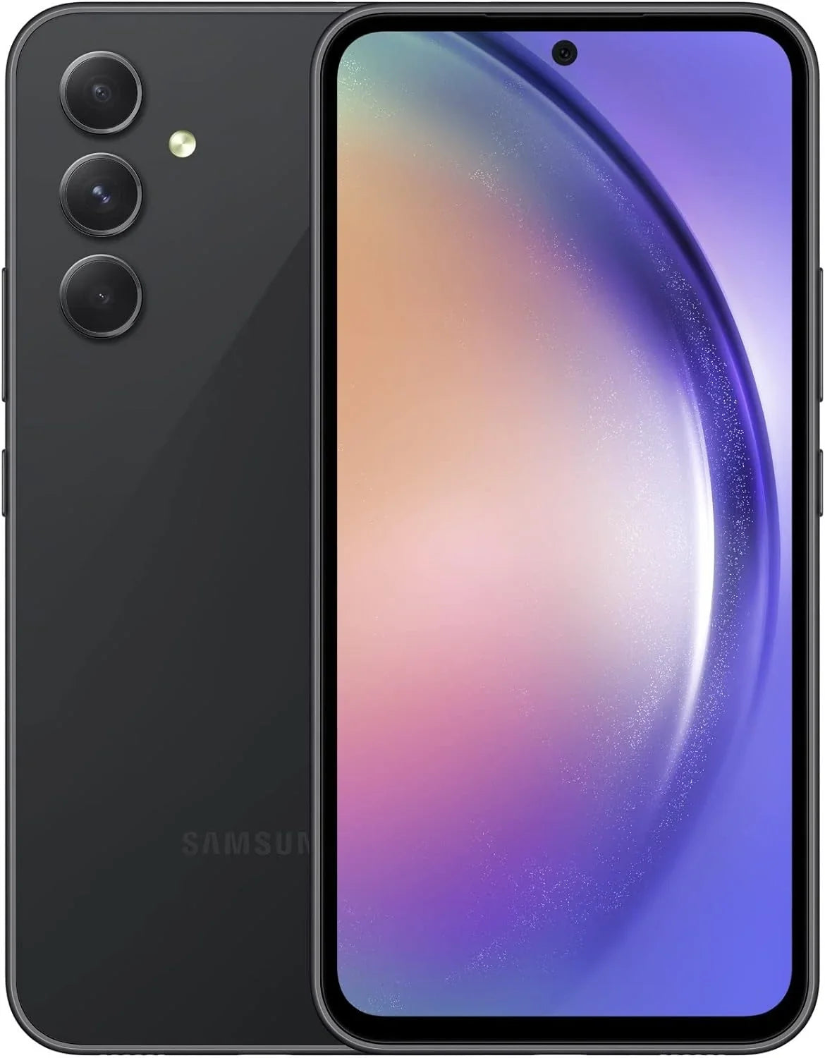 6.4" Triple Galaxy SAMSUNG A54 Graphite LTE Unlocked + 4G USA SM-A546E/DS) (Only + 120Hz Cam Market) Dual 5G (Refurbished) 8GB) (Awesome 50MP Sim Restored T-Mobile/Mint/Metro (128GB