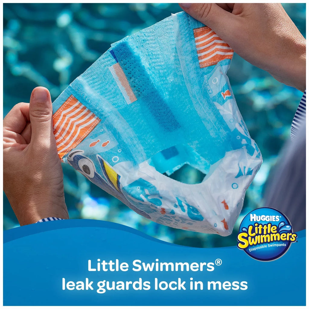 Large, Swim Ct Little Huggies Swimmers 34 5-6 Size Diapers,