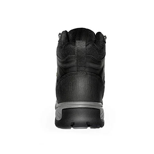Size 8 Boots Hiker Trekking Mid 10 Leather Outdoor Black Men's NORTIV Mountaineering Ankle Boots Hiking Waterproof M US