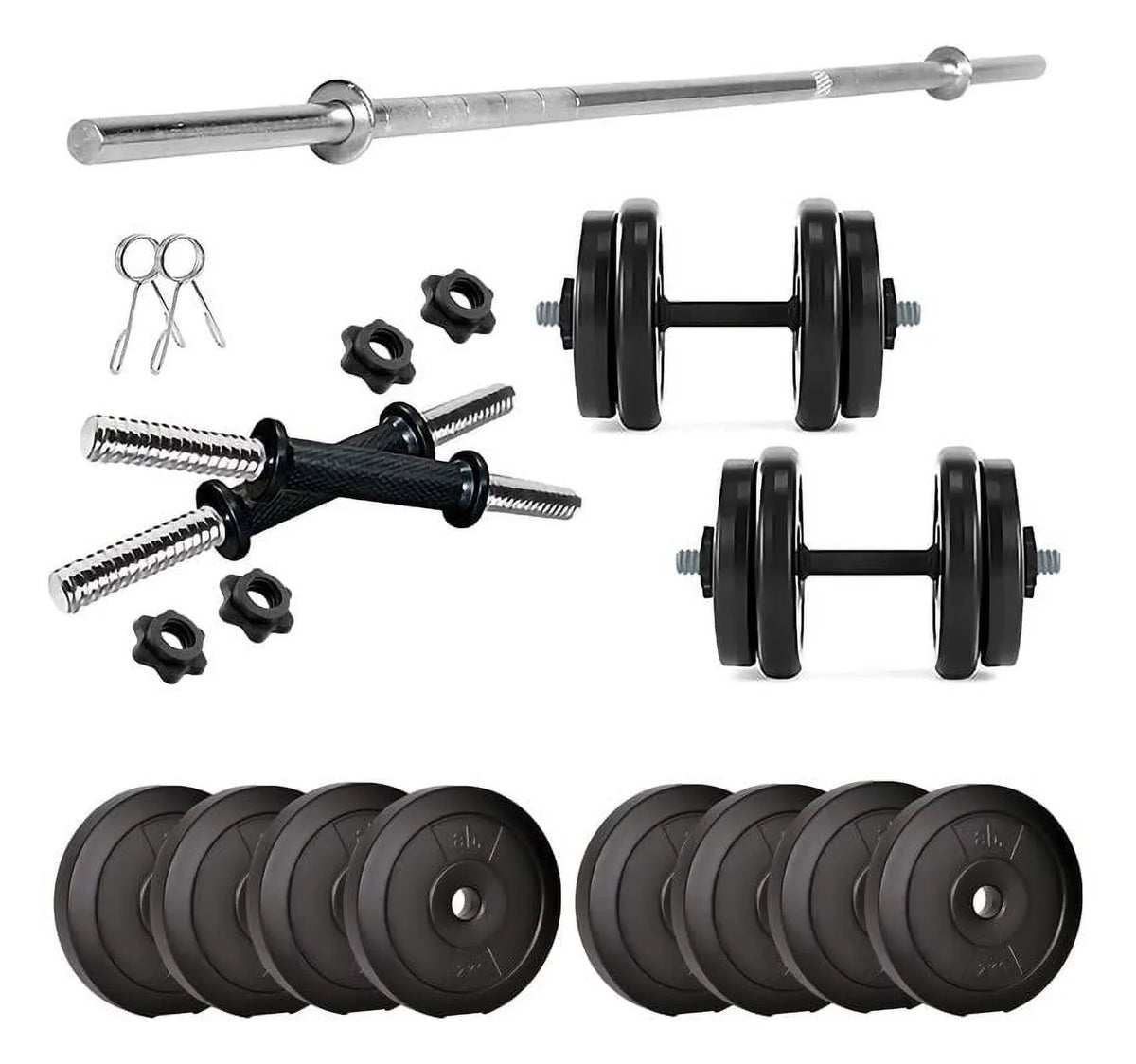 Kg Set Pair One with Rods Ft 16 4 Home Gym and PVC anythingbasic. Rods Gym Dumbbell