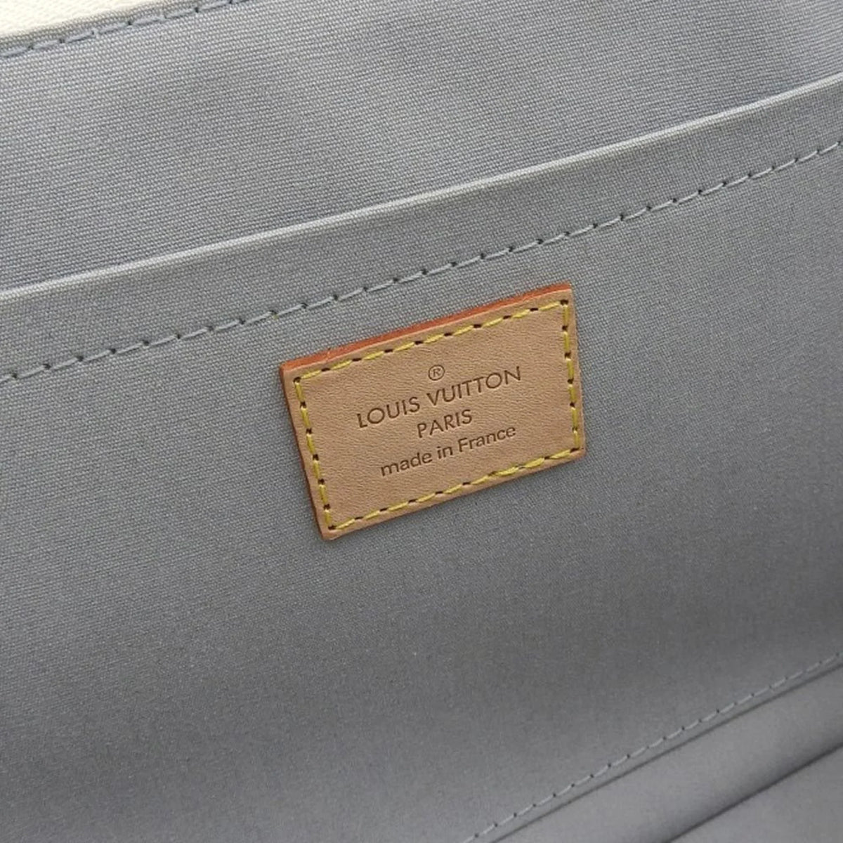 Vuitton LOUIS Rosewood Perle Vernis Avenue Pre-Owned Bag M93508 Louis Shoulder (Good) VUITTON