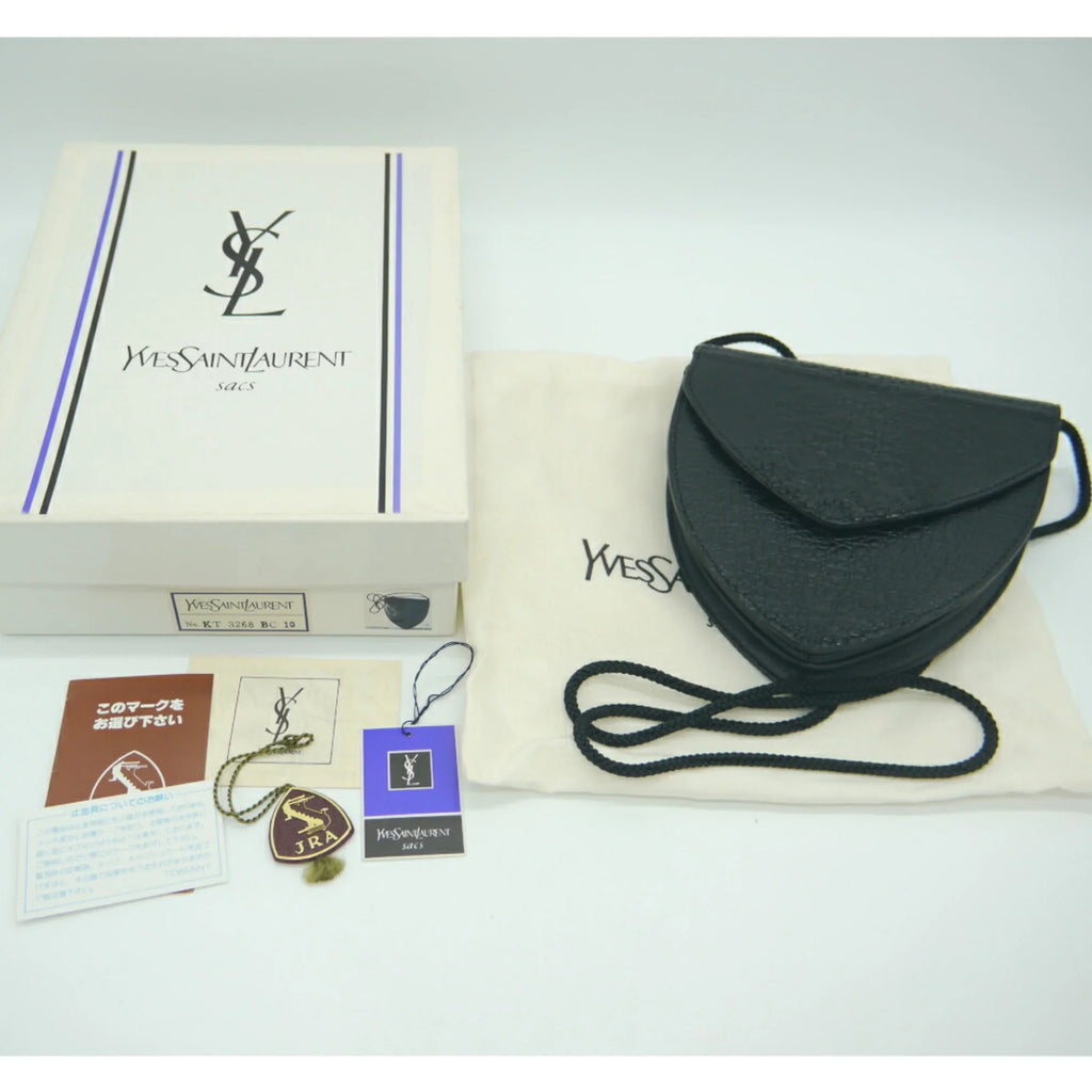 LAURENT Laurent SAINT Saint Pre-Owned shoulder (Good) leather YVES Yves bag