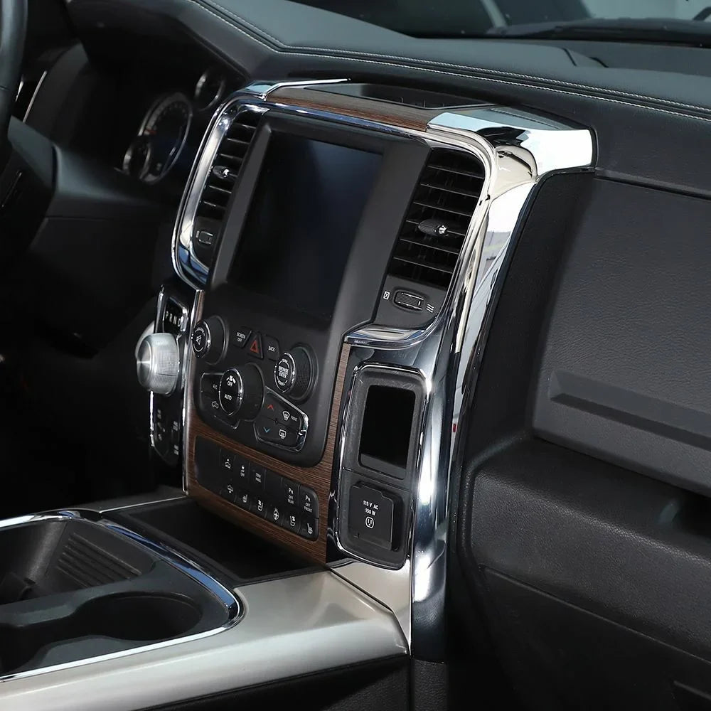 Console Teledu Side Panel Chrome Trim Navigation Cover Center