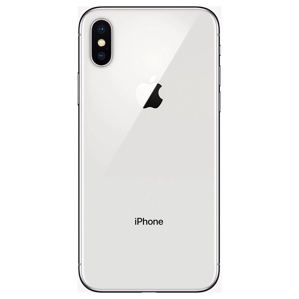 '- Apple T-Mobile 256GB, Silver iPhone (Refurbished) X Restored Unlocked