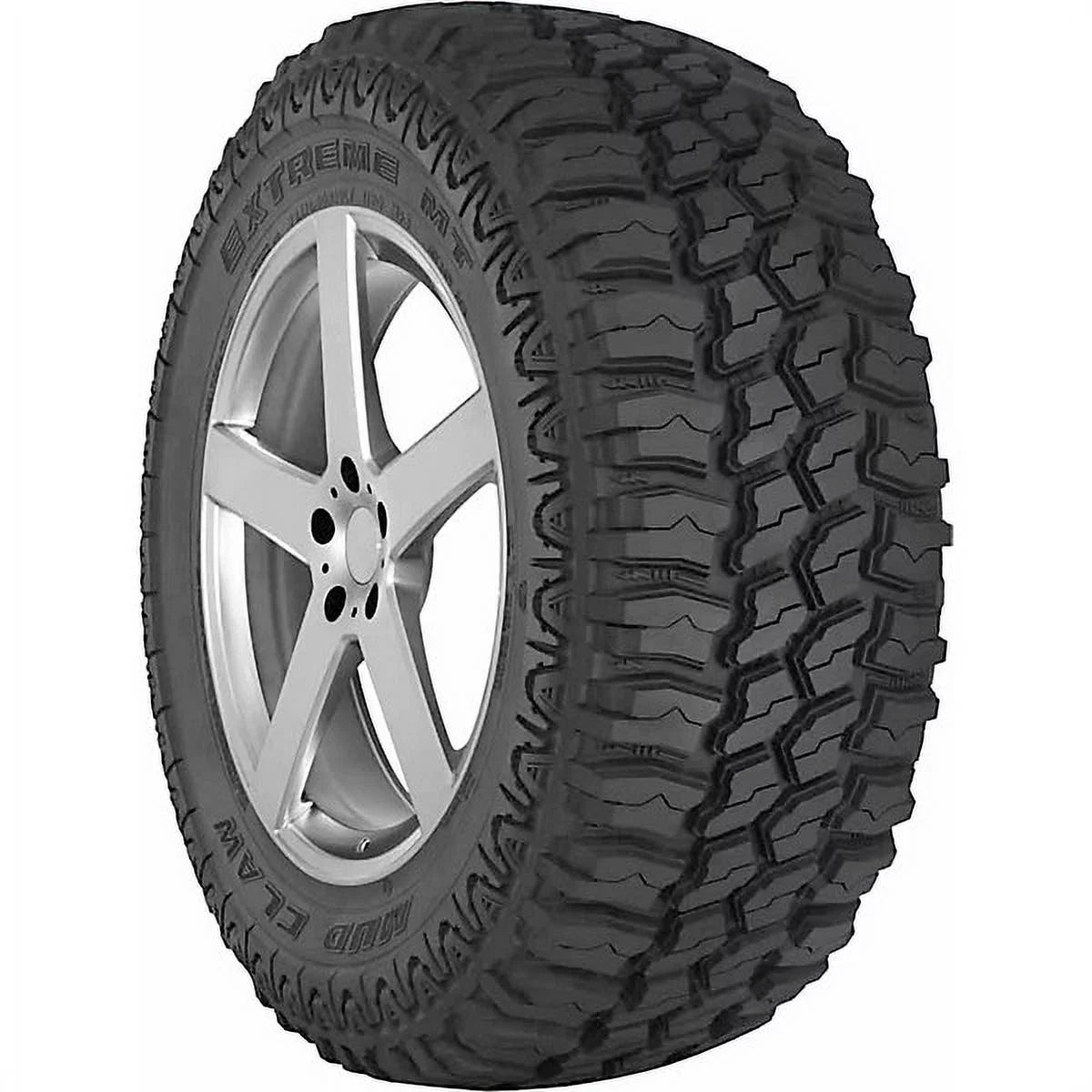 Terrain Claw Mud 2857017 Tire 4 285/70/17 121/118Q Extreme M/T All Mud 285/70R17 MCX84 Off-Road / LT / Truck