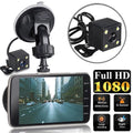Cam Full Wide 170° Dash Dash Vision Backup Camera Dashboard Night Cam Mabozo Front Camera Dual HD and Recorder Rear,Driving with Angle