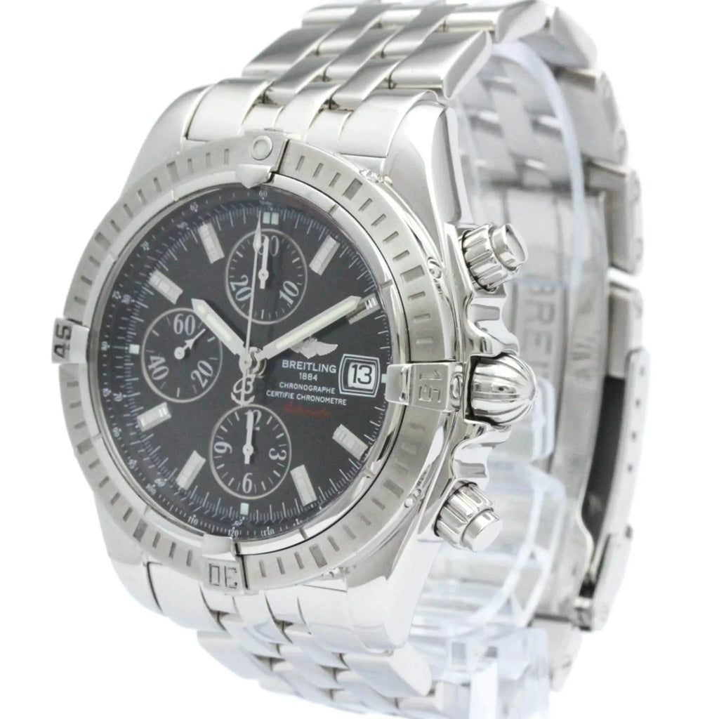 Automatic Watch BREITLING BF563347 Steel Polished Pre-Owned Evolution A13356 (Good) Chronomat