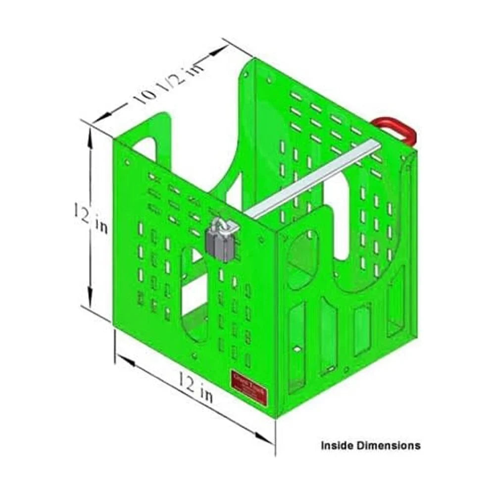 Lockable Multi Trailers Green Rack Tool For Touch Open/enclosed