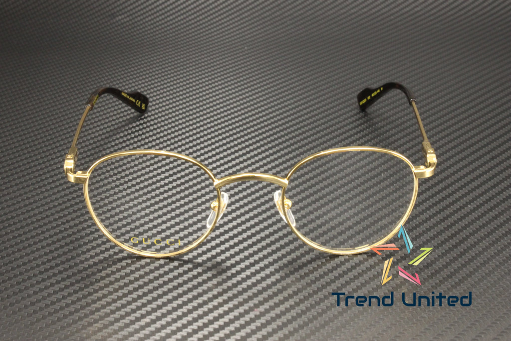 Panthos Men's Metal Demo GG1222O Gold mm Round GUCCI Oval Lens Eyeglasses 48 002