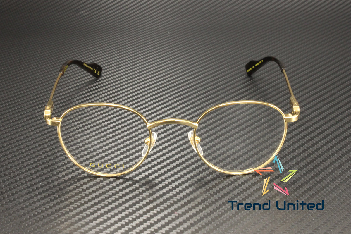 Panthos Men's Metal Demo GG1222O Gold mm Round GUCCI Oval Lens Eyeglasses 48 002