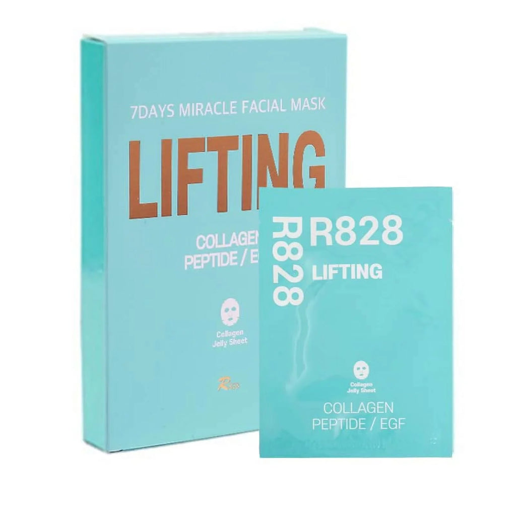 Hydrolyzed & 10 Peptide Pack Face Instant Mask EGF and R828 Lifting Glowing Face with Lifting Collagen
