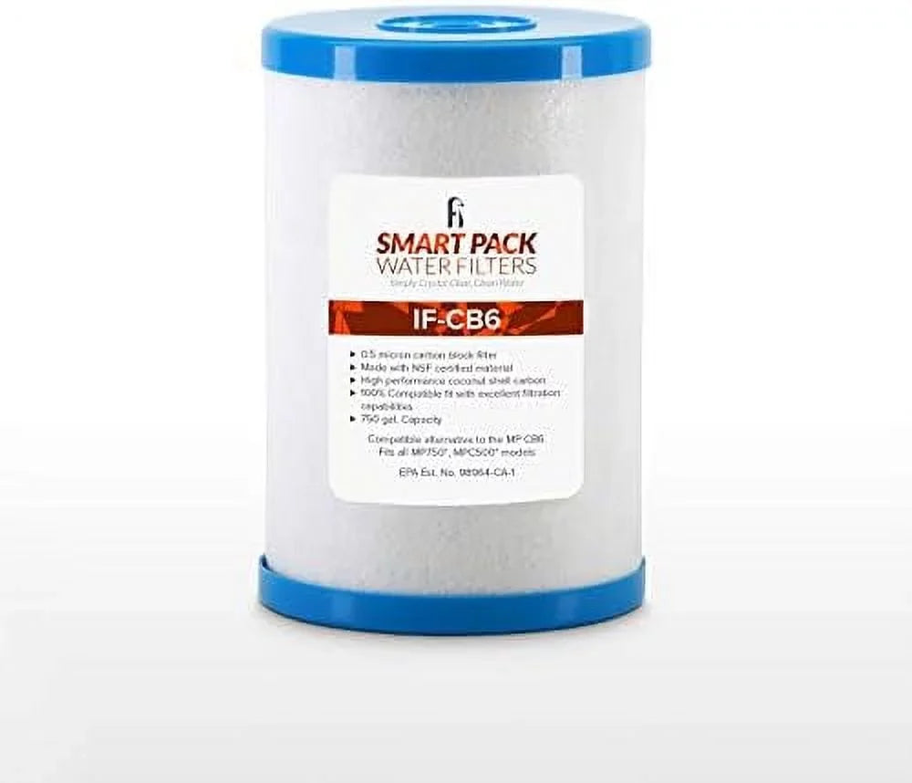 For CB6 Water Systems Block Filter Replacement MPC MP Carbon Ifilters
