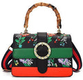 Trendy strap Detachable Asge wide shoulder bag Medium Satchel bags for Shoulder Bags crossbody handle Bamboo Vintage top Handbag with women