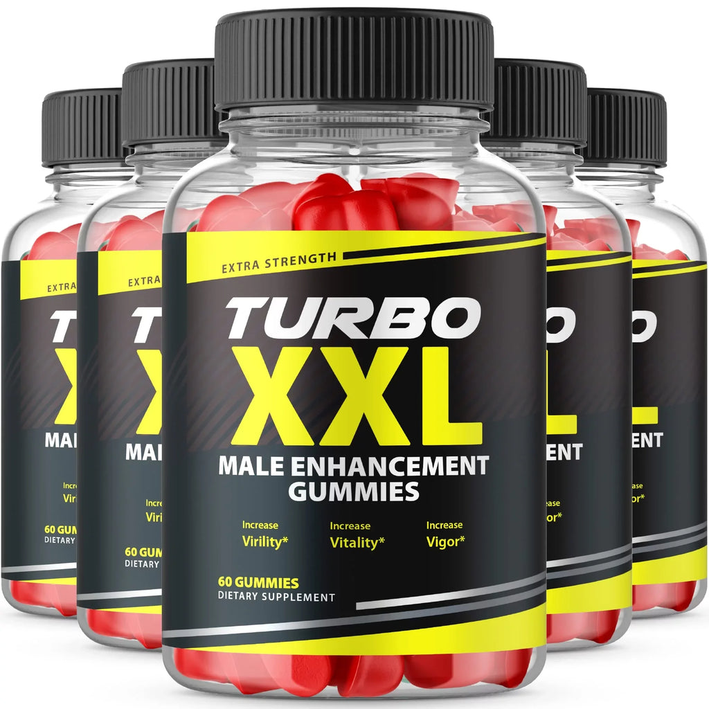Pack) (300 xxl Gummies) Formula Gummies (5 Turbo - Official