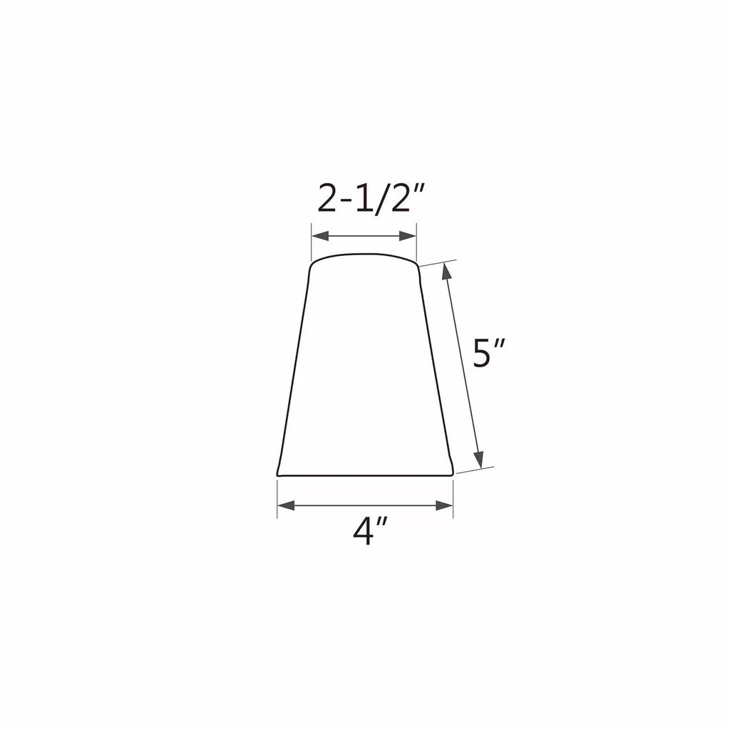 6) Empire 4'' Shade Fabric of (Set Aspen Creative Corporation Candelabra