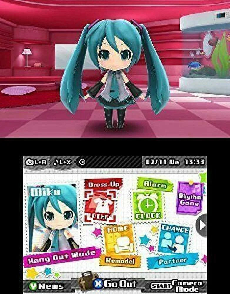 Nintendo Project [2DS Miku: Hatsune Anime] NEW Rhythm 3DS DX Mirai SEGA - Action