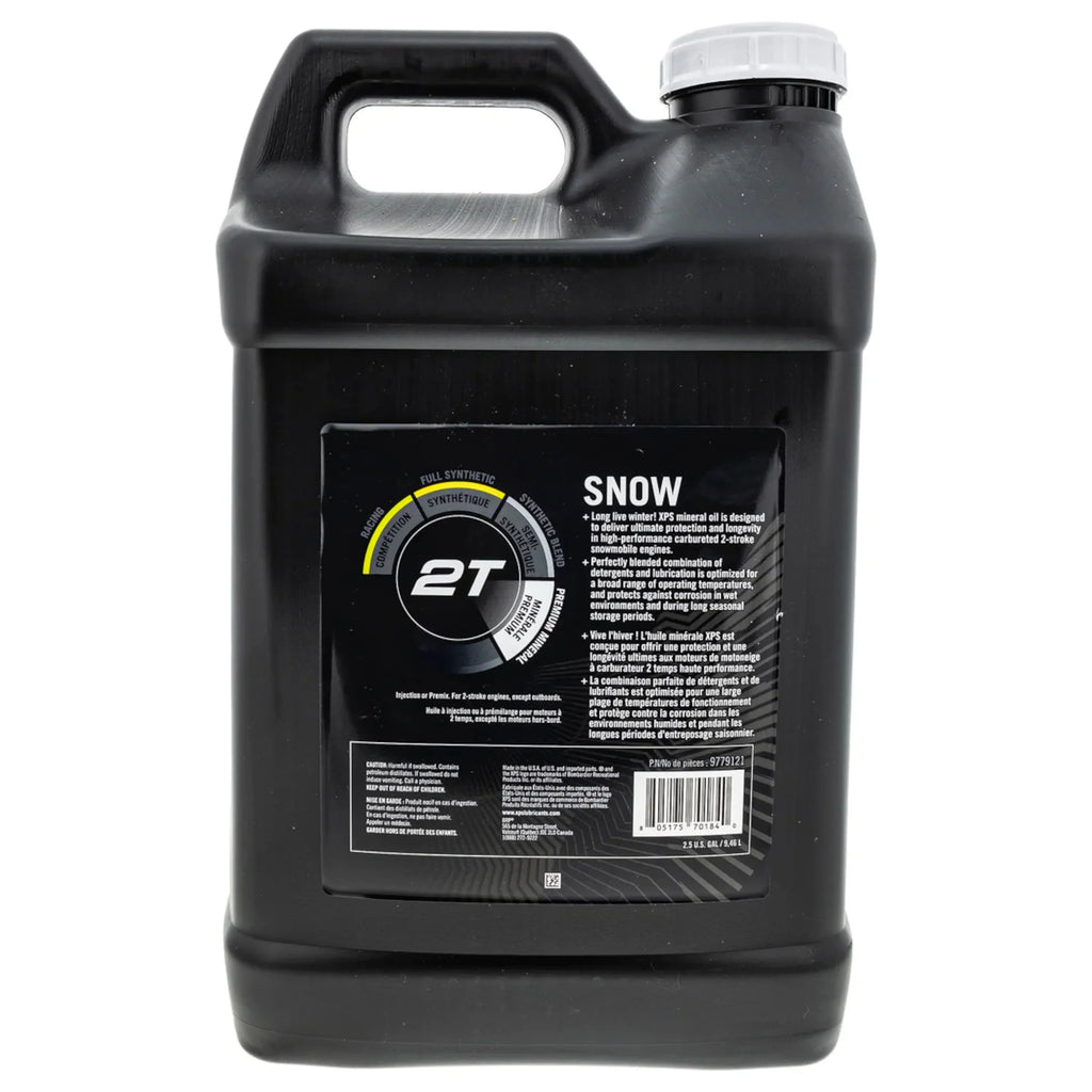 XPS Oil, New Ski-Doo 9779121 Snow Premium 2-Stroke OEM Mineral 2.5 Gallon,