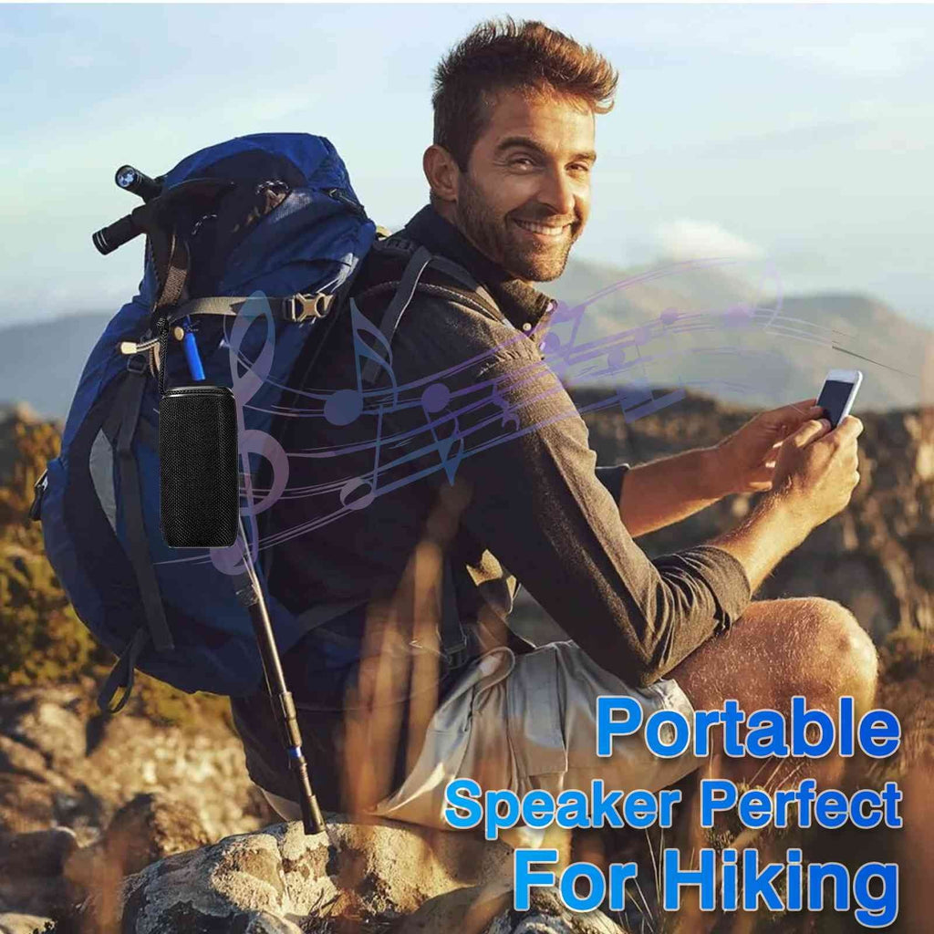 with Bass, Black Waterproof Sound - BT5.3, Pairing, Surround Speakers IPX5 LG Speaker UrbanX for Bluetooth Speaker, X808 Portable True HD Punchy Wireless 360° W41+