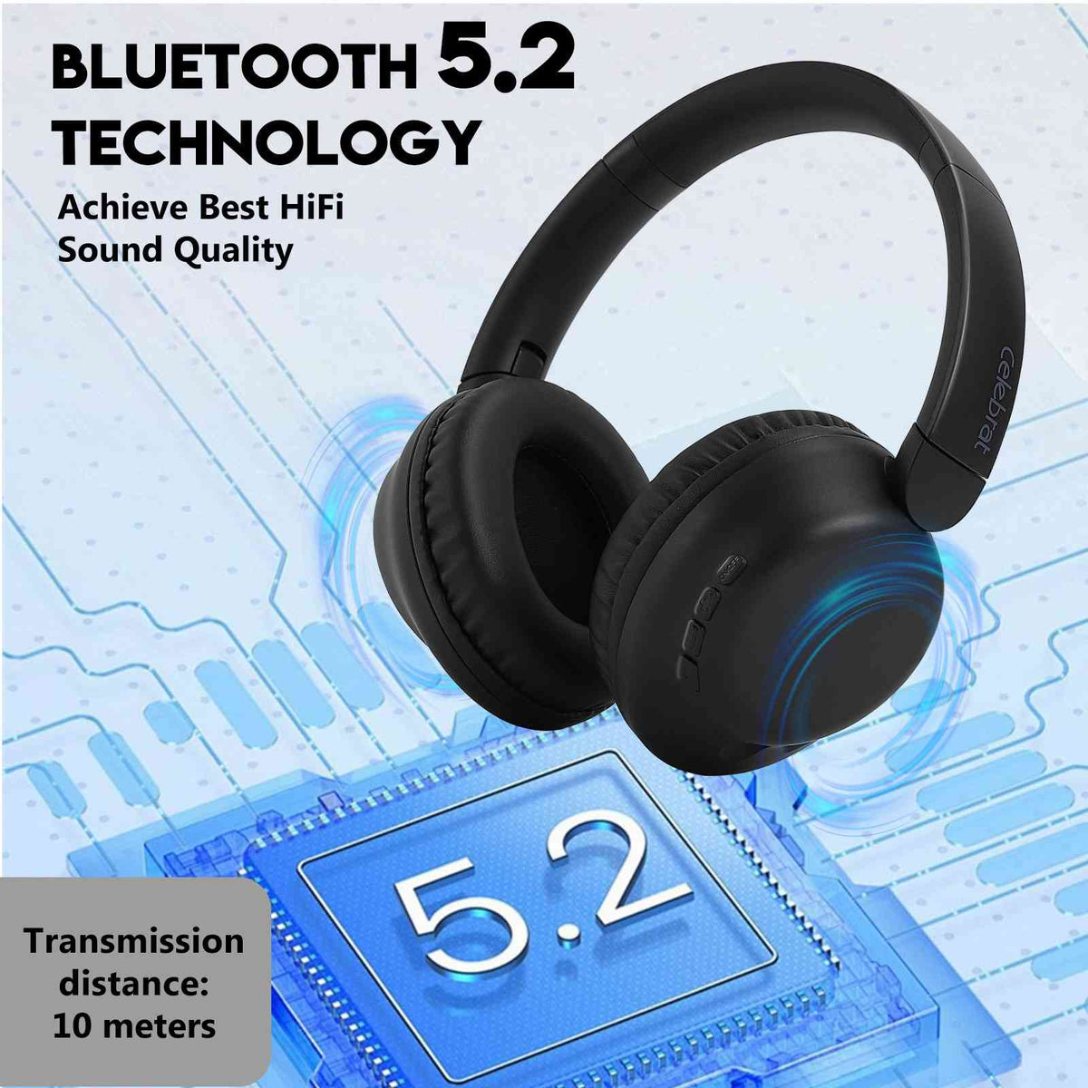 UrbanX Comfort Call Mic High HTC with Over Phone Superior 630 Bluetooth UX35 Headphones Wireless for Deep Resolution Desire Earphones Ear The Audio, Stereo Bass, Support with