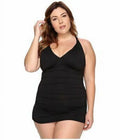 Swim 18W: 18W/Black Ralph dress, Lauren Halter Tummy-Control Lauren Size