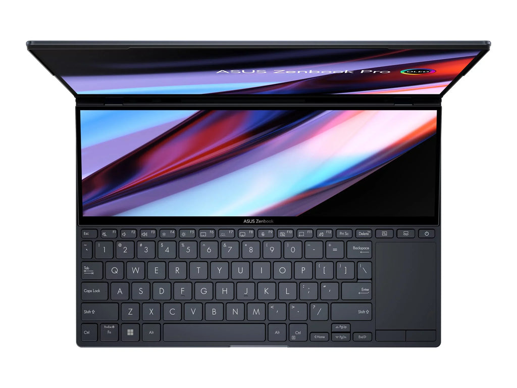 GHz 3050 14.5" Zenbook 1 tech NVMe, - TB - / 6E 1800 - i9 - OLED - - 12900H Home - Ti 120 RAM UX8402ZE-DB96T Intel - ASUS 2880 2.5 11 OLED RTX 14 GF (2.8K) Hz 32 Win @ Pro Performance GB Duo Core SSD touchscreen black Wi-Fi x