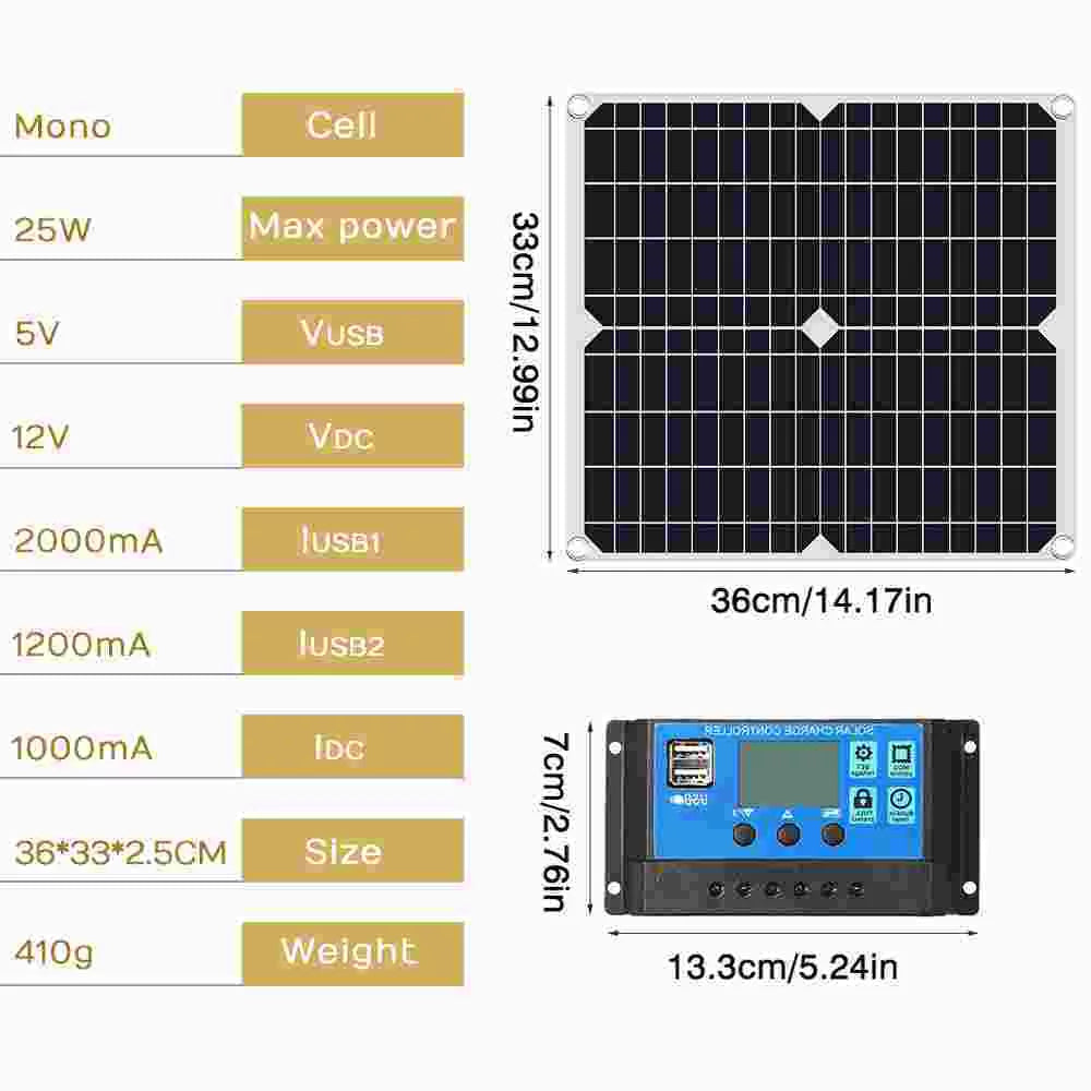 outdoor charge light panel 200W camping charger emergency solar source car home solar MDHAND kit with controller