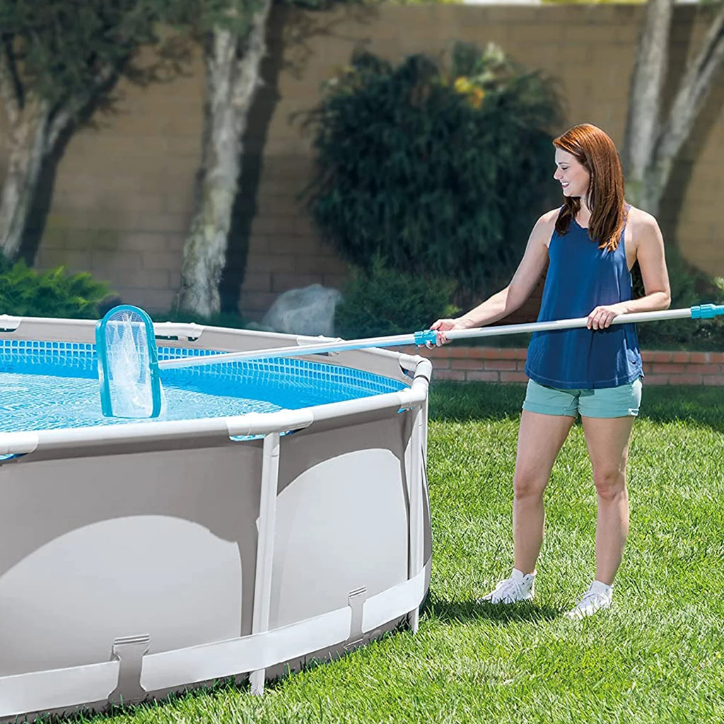 Intex Maintenance Inflatable Pump, Ladder Kit with 18'x48" & Pool Set Easy