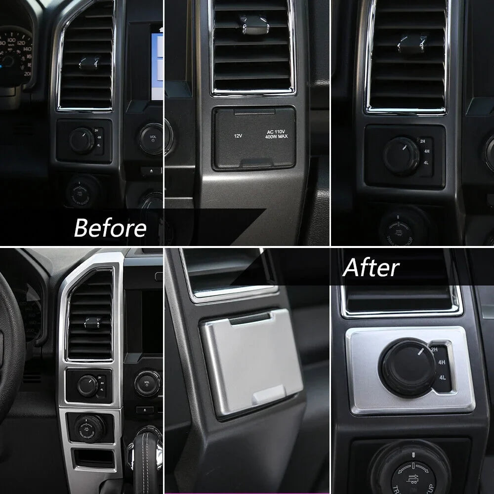 Frame Panel Trim Accessories F150 Silver Console Control Teledu Center