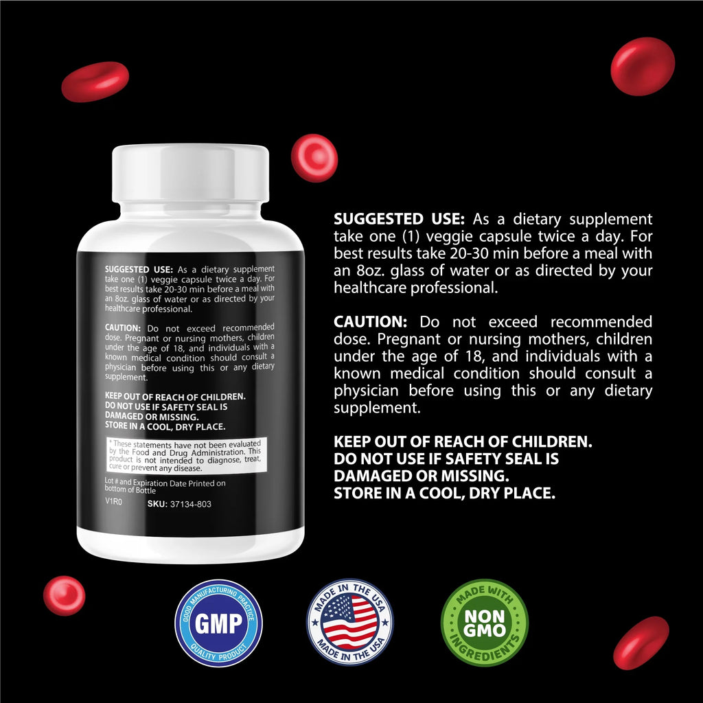 Boost Blood Red Support Dr. Pelican - 60 Max- Capsules-
