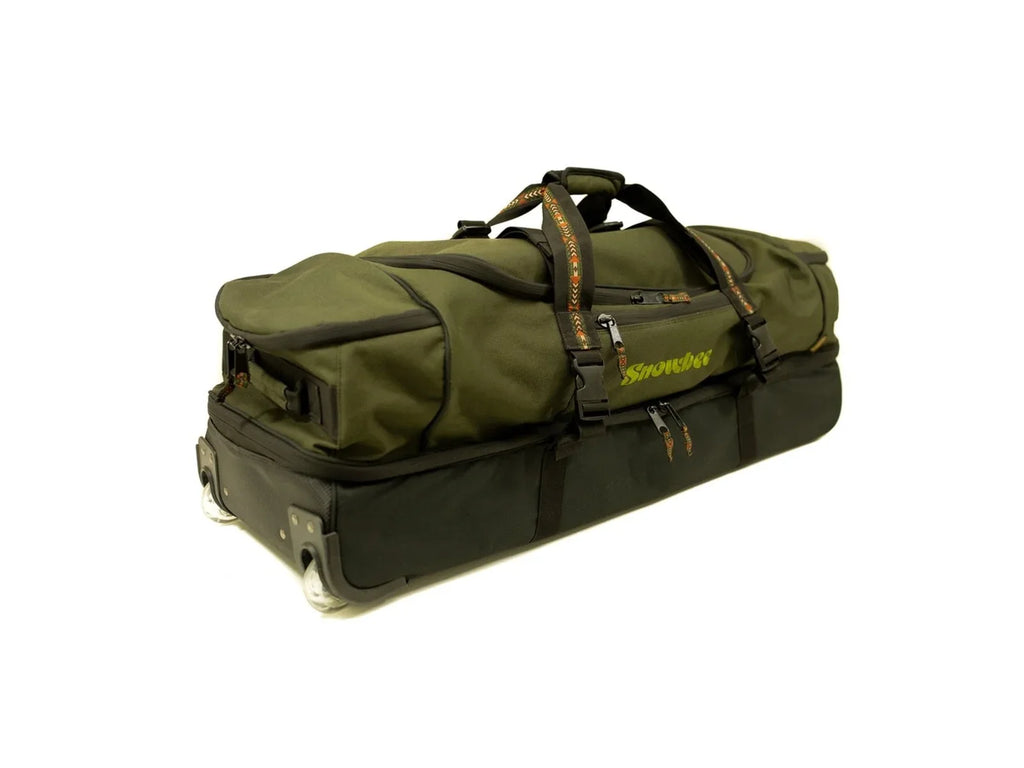 Fishing - Gear - Travel Storage Compartments Luggage Dual XS - Roller Snowbee Green Storage Fly Bag