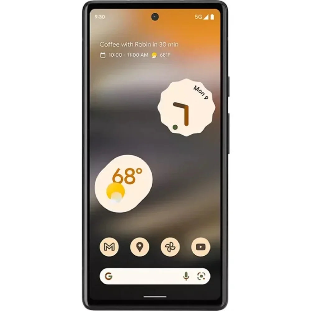 Google (MP) 128GB 5G in Pixel Smartphone Black 12 GA02998USPP Megapixels Refurbished 6.1 6A,