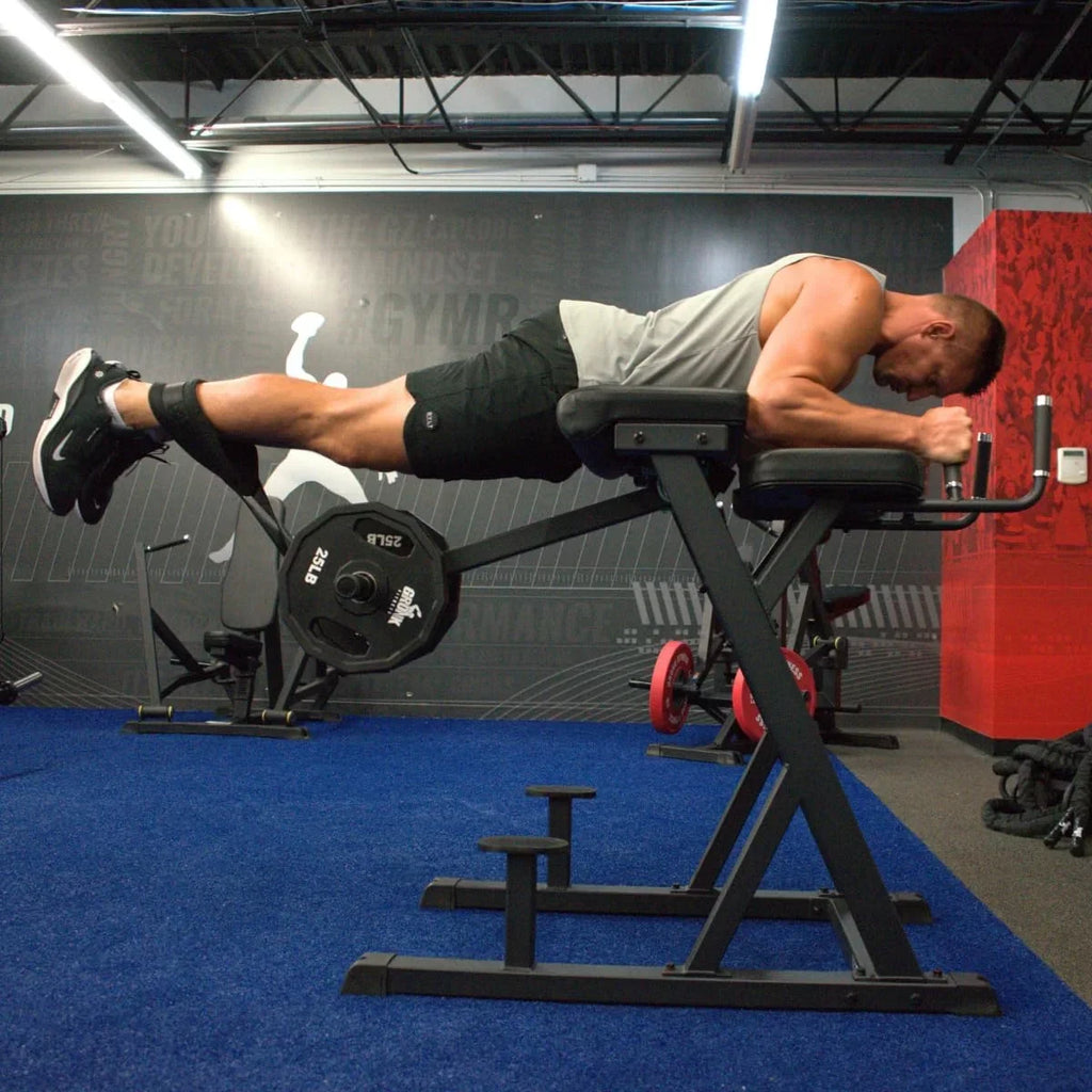 Reverse Hyperextension Steel Glutes | and Machine Loaded Made Fitness Hamstrings Plate | of Machine | Back, Target Your Gronk Gauge Lower 11