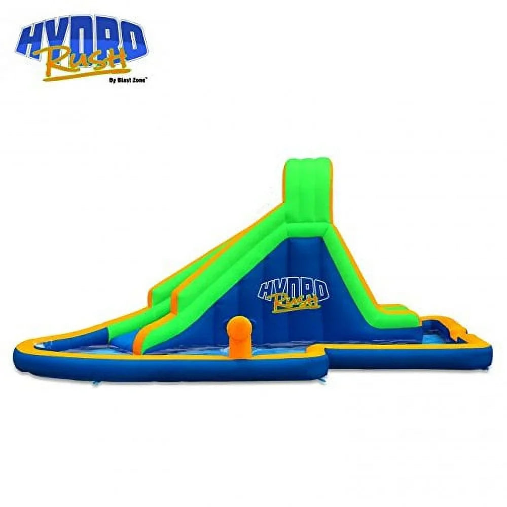 19' Inflatable Rush Water Blast Slide Zone Hydro