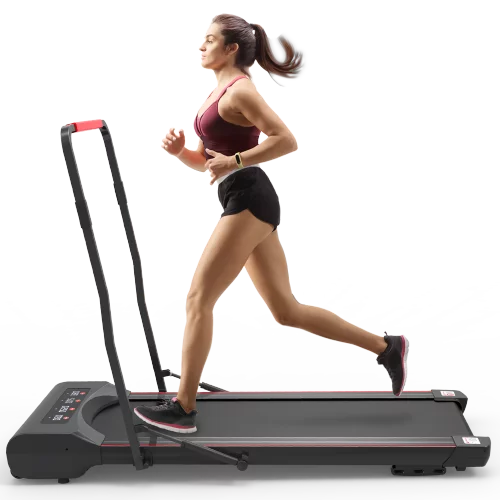 Treadmill Handlebar Desk Pad Foldable Remote with Under Walking Controll