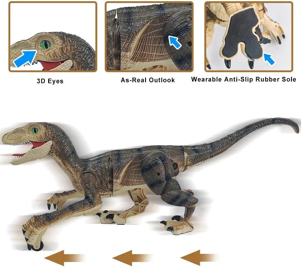 up Head, Toys Shaking Kids Dinosaur Eyes, 3-12 Sounds, Control for Years Dinosaur Light Toy Walking Gift Roaring 3D Remote Age with