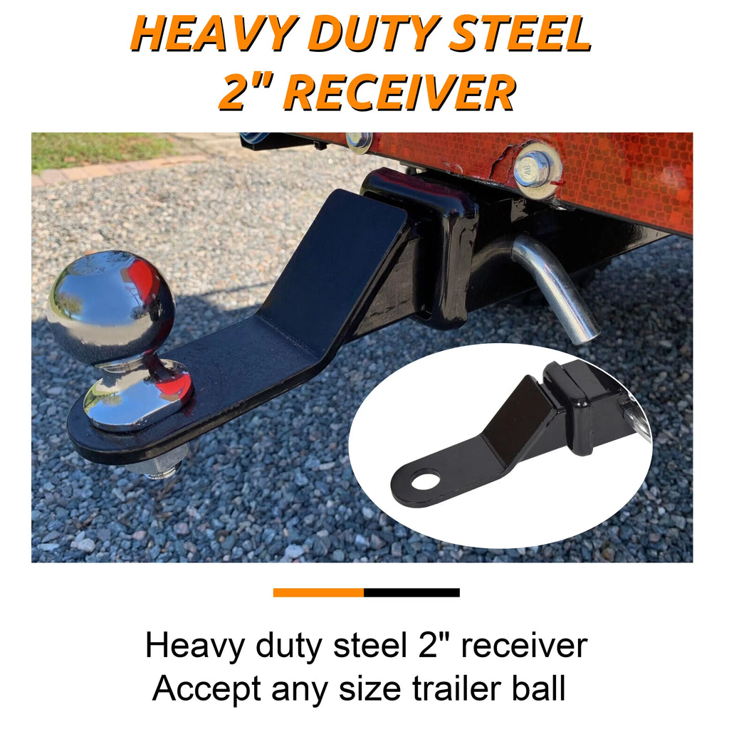 Universal 2" Cart Rear Seat Trailer Club Car Rear Kit Hitch Receiver Receiver Trailer Hitch EZGO Yamaha Receiver Golf Hitch