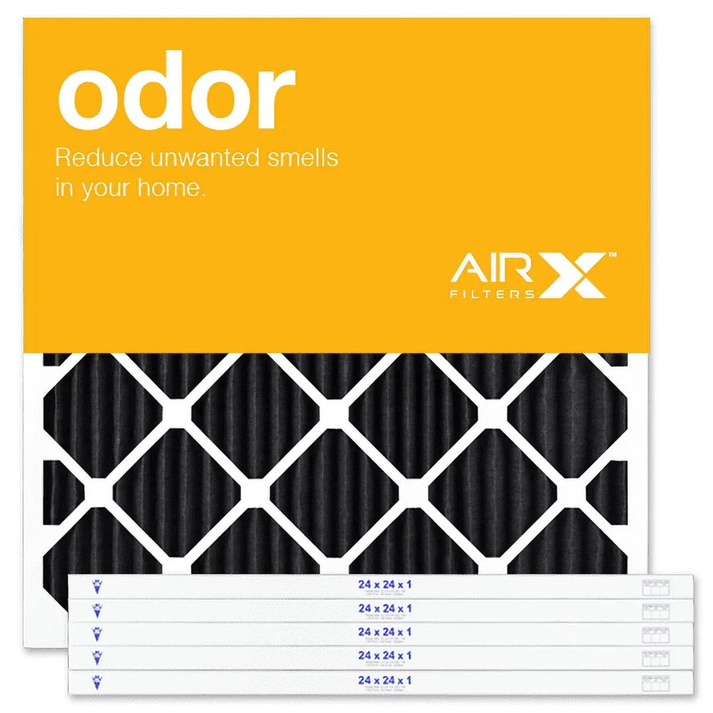 Odor MERV USA Replacement Made in 8 Pleated Air 24x24x1 Filters AIRx AC Air Filter Furnace the Filter