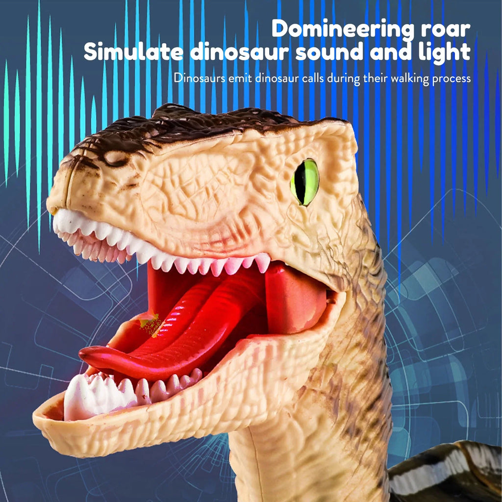 up Head, Toys Shaking Kids Dinosaur Eyes, 3-12 Sounds, Control for Years Dinosaur Light Toy Walking Gift Roaring 3D Remote Age with