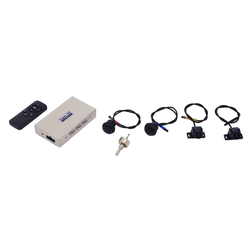 1080P Car Seamless Bird DVR System 4-camera Kits Panoramic 360° Miumaeov Recording View