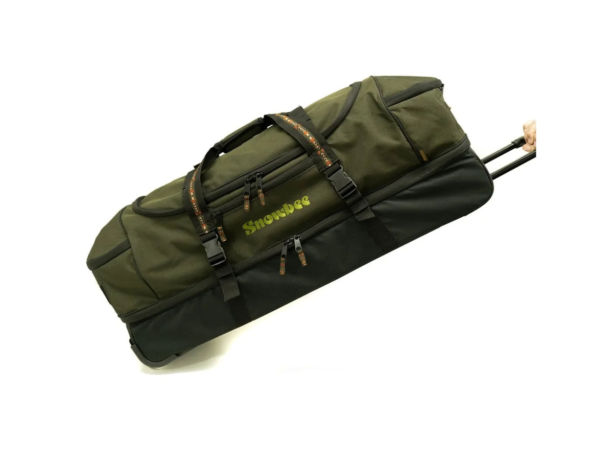 Fishing - Gear - Travel Storage Compartments Luggage Dual XS - Roller Snowbee Green Storage Fly Bag