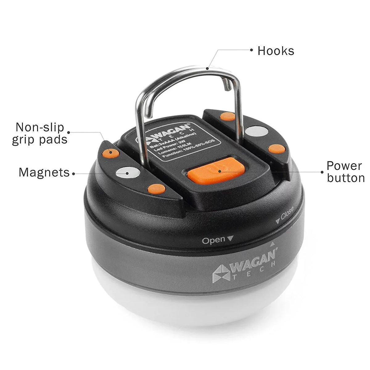 mAh Digital Dome Edition Brite-Nite Deco 010-02509-00 with Garmin Tread Bundle GPS Bank Flashlight XL Gear Lantern + Wagan LED 10" All-Terrain Power 8000 Navigator Display Overland