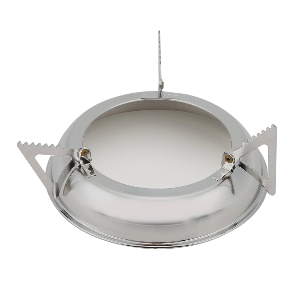 Stainless - Hiking Handles Stove Folding Camping Stove Burning Tray Lixada and Wood Foldable Backpacking with Steel and for