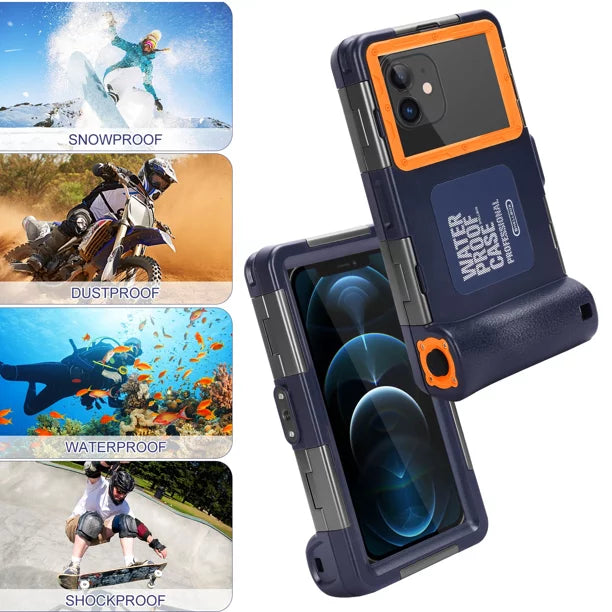 Case Swimming Surfing all for Lanyard UrbanX Diving to Inch Snorkeling And with vivo Phones Professional Video 8 [15m/50ft] Underwater LCD Protective 6.9 Up Housing iQOO Waterproof Photo