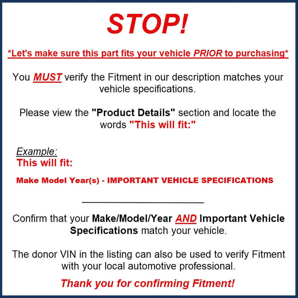 Mazda View Sensor Rear Camera Pre-Owned OEM (Good) 2014-2016 3